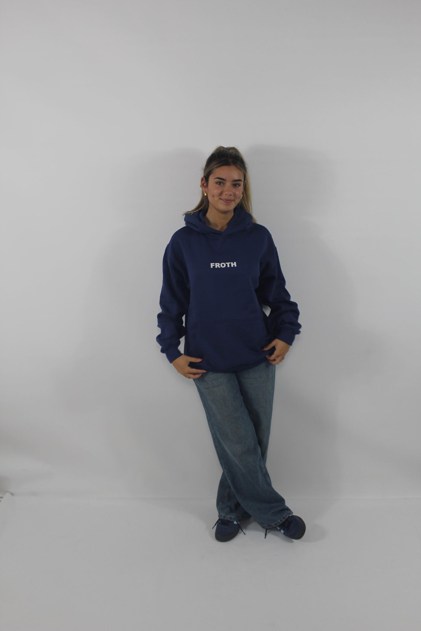 NAVY BLUE HOODIE